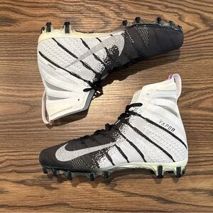 Men’s Size 9 Nike Vapor Untouchable 3 Elite Cleats Black/White AH7408-102